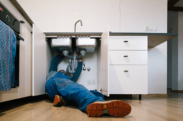 Professional Drain Cleaning technician working in Gaston, NC
